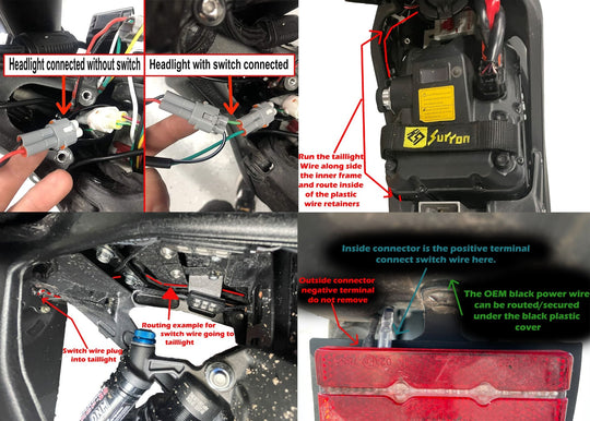 GritShift Duster Headlight & Taillight Kill Switch - Electrix