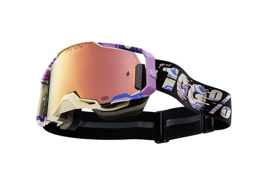 100 Percent Armega Goggle 2/PK Limited Edition! Jet Lawrence Donut - Mirror - Electrix