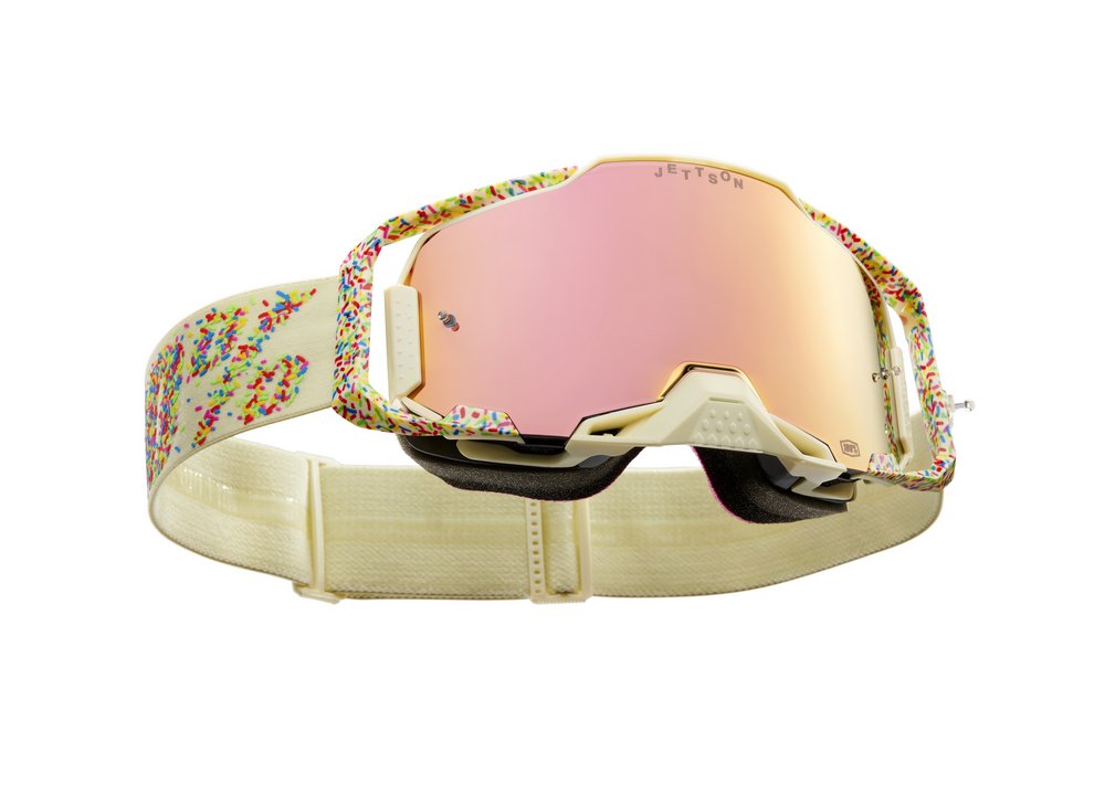 100 Percent Armega Goggle 2/PK Limited Edition! Jet Lawrence Donut - Mirror - Electrix