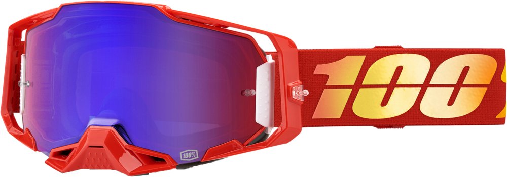 100 Percent Armega Goggle Nuketown Mirror Red/Blue Lens - Electrix