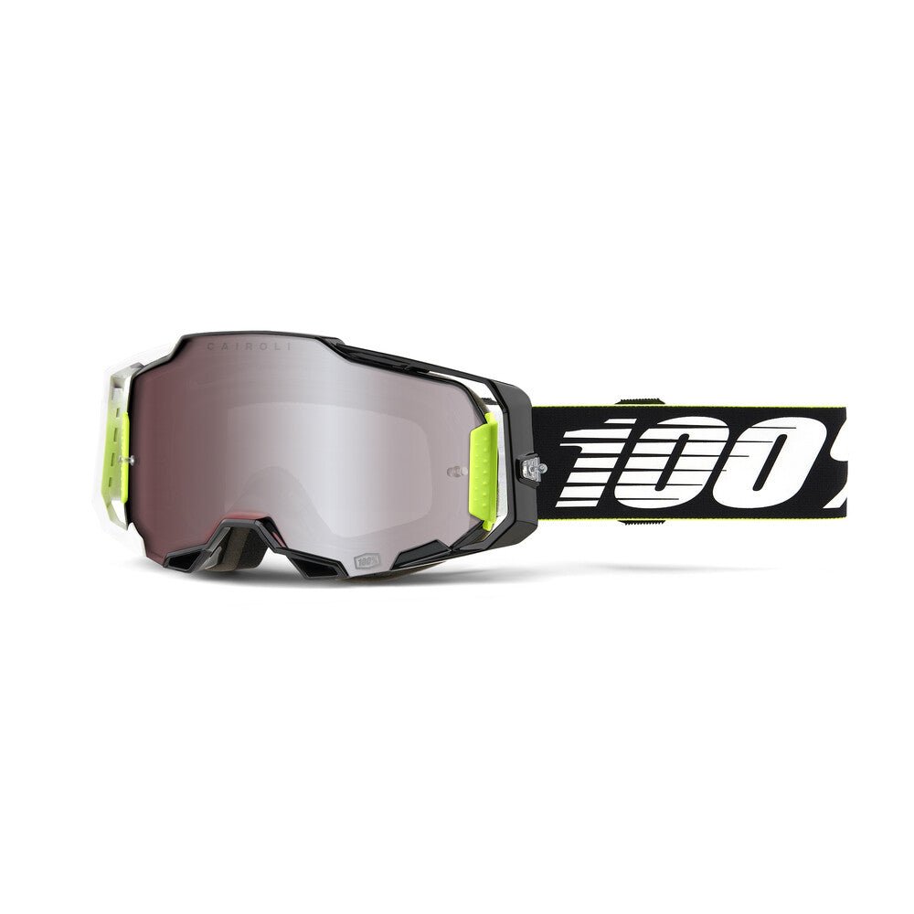 100 Percent Armega Hiper Goggle Racr Mirror Silver Lens - Electrix