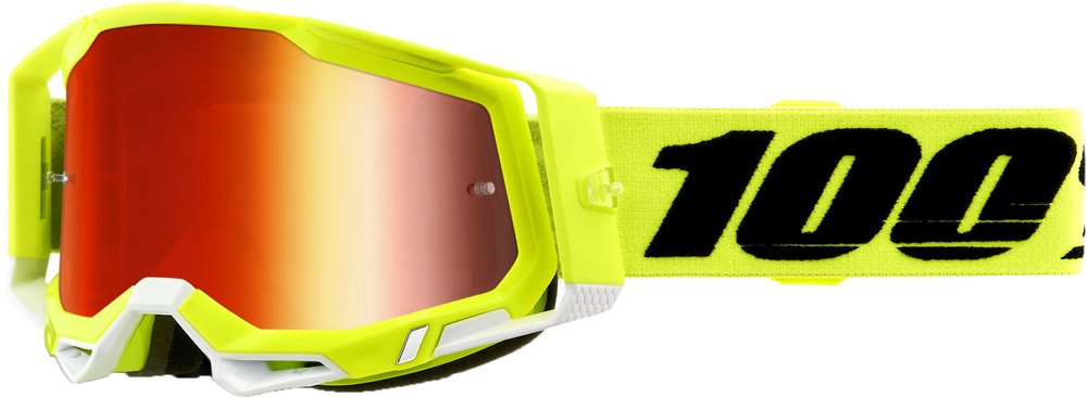 100 Percent Racecraft 2 Goggle Yellow Mirror Red Lens - Electrix