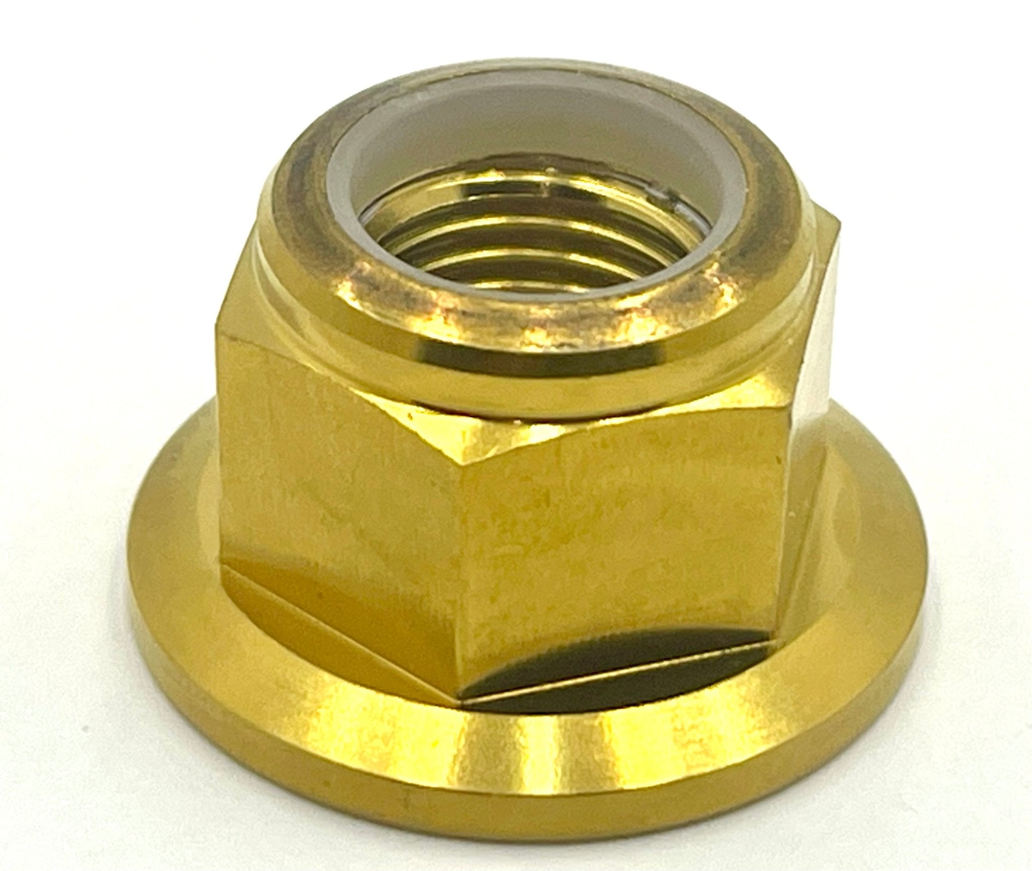 Anodized Titanium Nylock Nut - M12x1.25 - Electrix