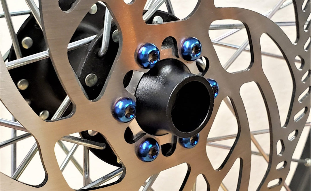 E - Moto Titanium Rotor Bolts by Warp 9 - Electrix