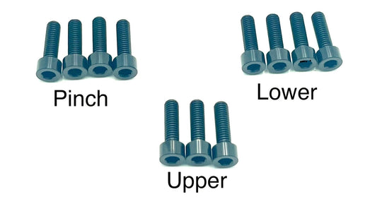 Fox 40 and Bomber 58 Fork Titanium Bolt Kits - Electrix