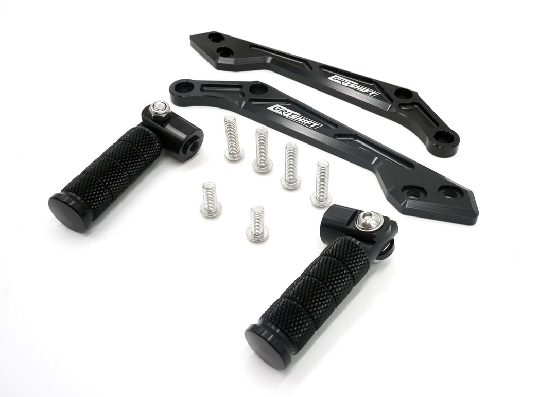 GritShift Aluminum Passenger Footpeg Kit for Sur Ron LBX & Segway X260 - Electrix