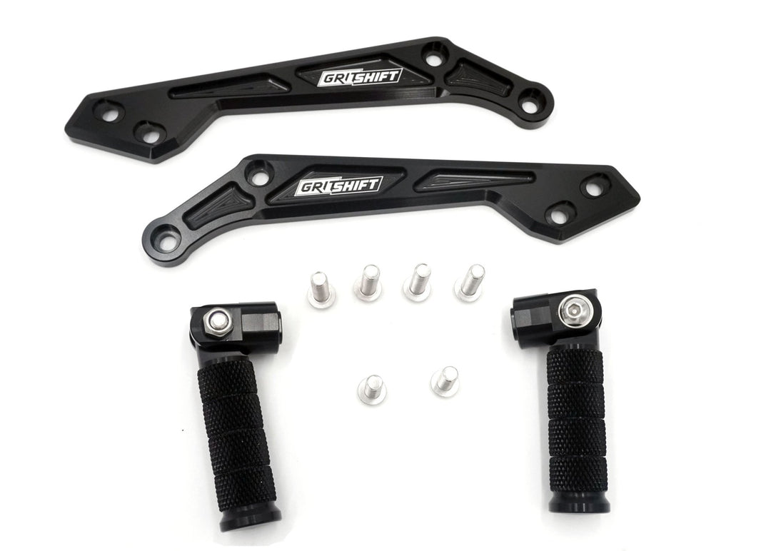 GritShift Aluminum Passenger Footpeg Kit for Sur Ron LBX & Segway X260 - Electrix